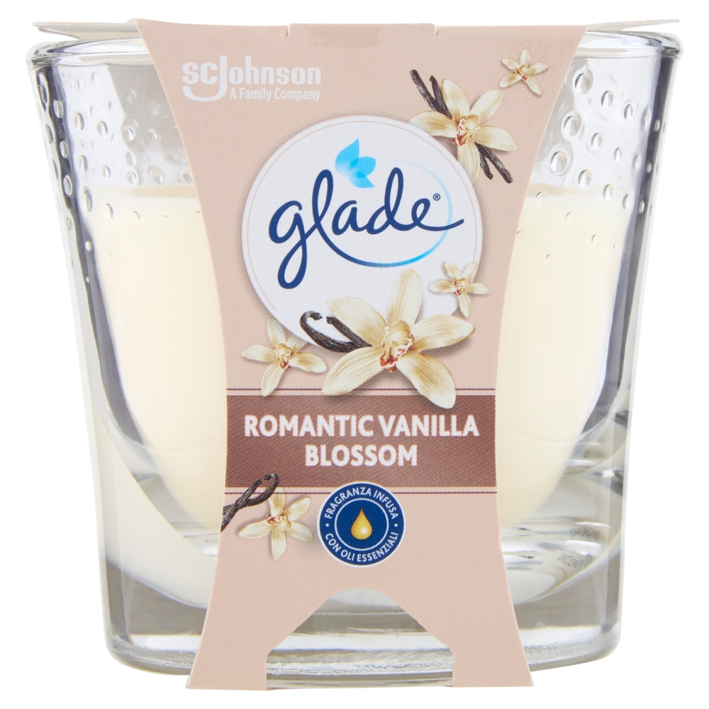 Glade® Candela profumata, fragranza Vaniglia, 112g